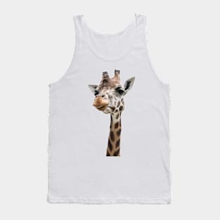 Close-up of a gorgeous giraffe face Tank Top